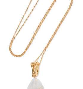 Alighieri The Remedy Chapter I Gold Plated Pearl Necklace