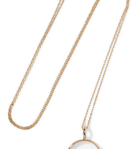 Aurelie Bidermann Baby Chivor 18 Karat Gold Sapphire Necklace