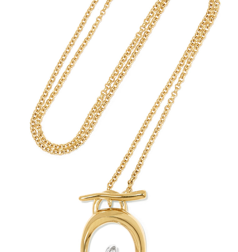 Charlotte Chesnais Turtle Gold Vermeil And Silver Necklace