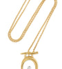 Charlotte Chesnais Turtle Gold Vermeil And Silver Necklace